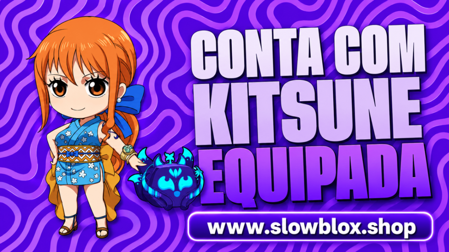 Kitsune Equipada + Level Aleatório